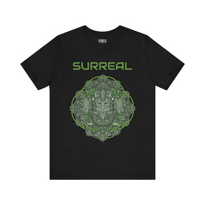 Surreal Afrokenetic Mask I T-Shirt - Green