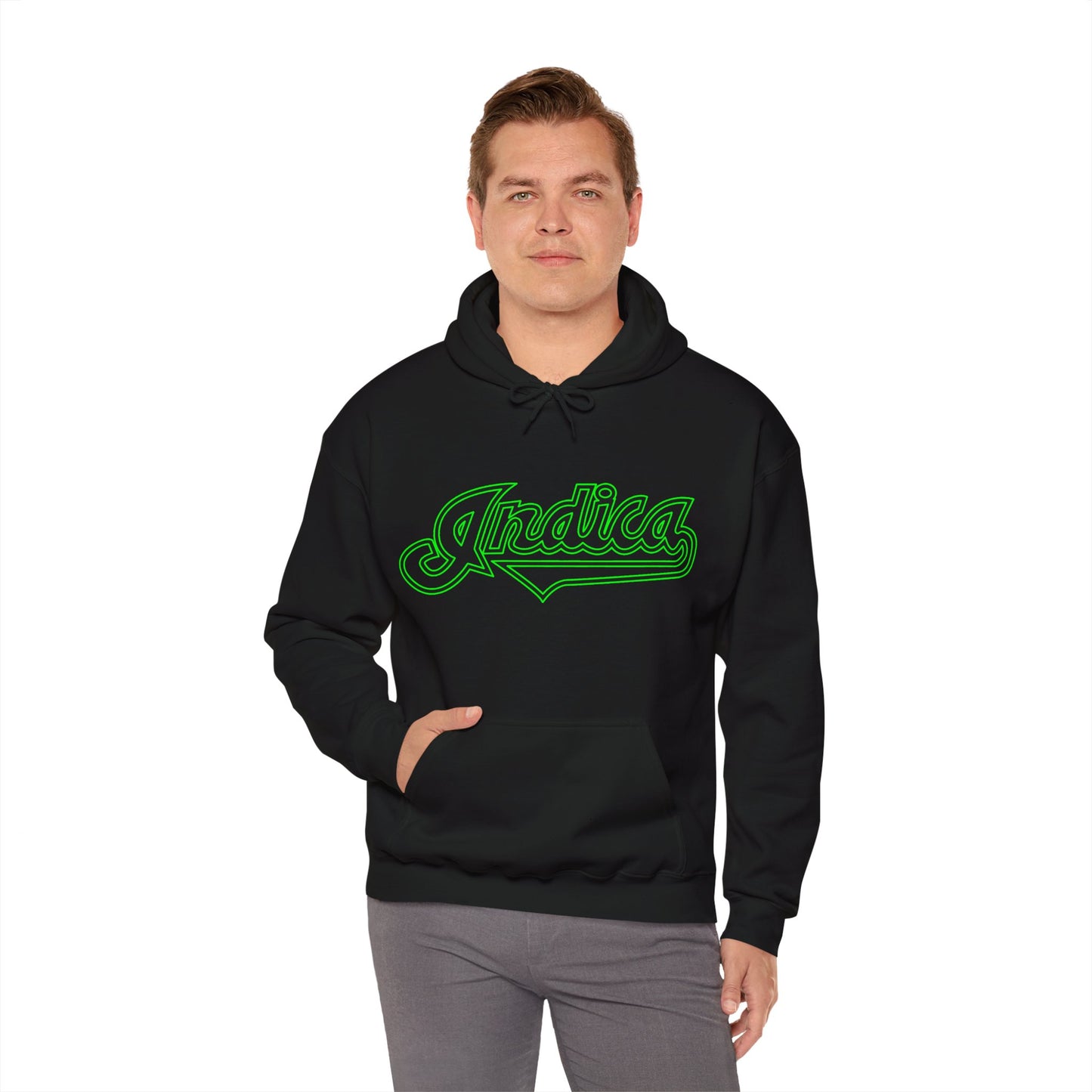 Cleveland Indica Green Hooded Sweatshirt