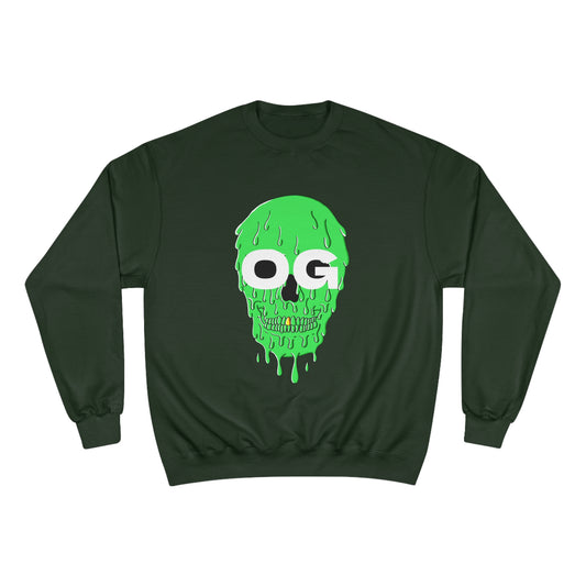 OG Green Skull Premium Champion Sweatshirt