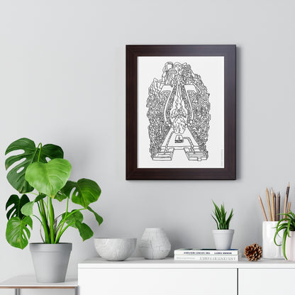 Omega Framed Print (3 Sizes)