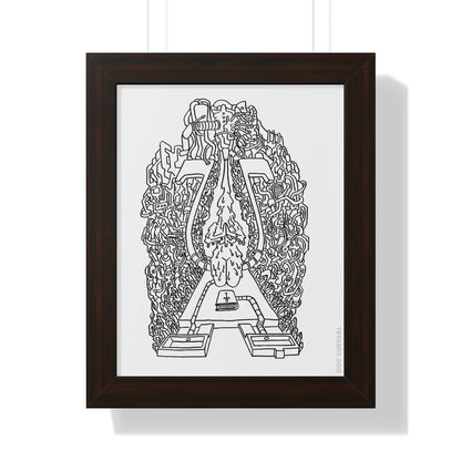 Omega Framed Print (3 Sizes)