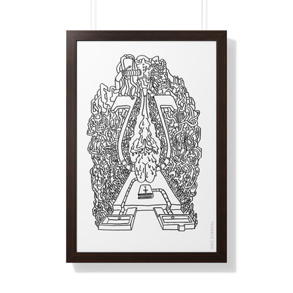 Omega Framed Print (3 Sizes)