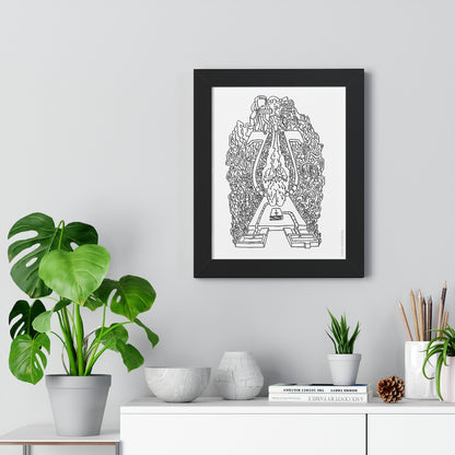 Omega Framed Print (3 Sizes)