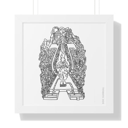 Omega Framed Print (3 Sizes)