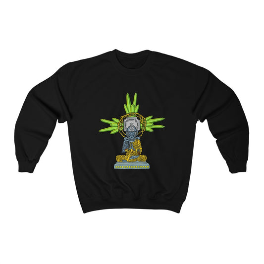 Crystal Afrokenesis Buddha Heavy Blend™ Crewneck Sweatshirt