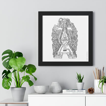 Omega Framed Print (3 Sizes)