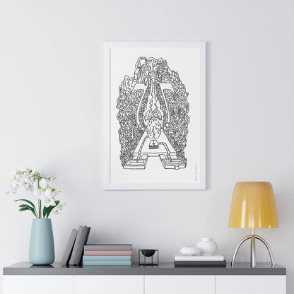 Omega Framed Print (3 Sizes)