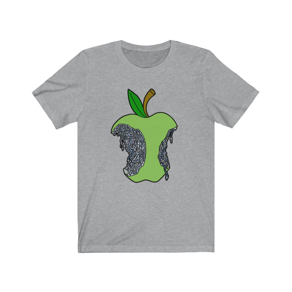 Green Cyber Apple T-Shirt