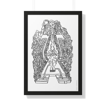 Omega Framed Print (3 Sizes)