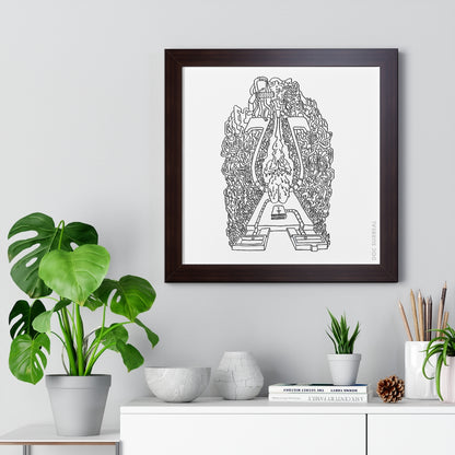 Omega Framed Print (3 Sizes)