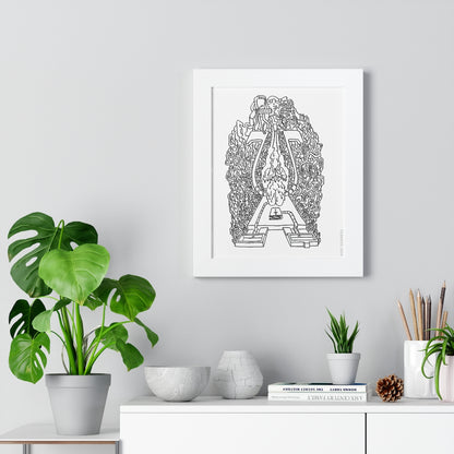 Omega Framed Print (3 Sizes)