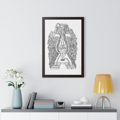 Omega Framed Print (3 Sizes)