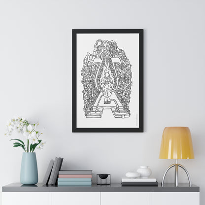 Omega Framed Print (3 Sizes)