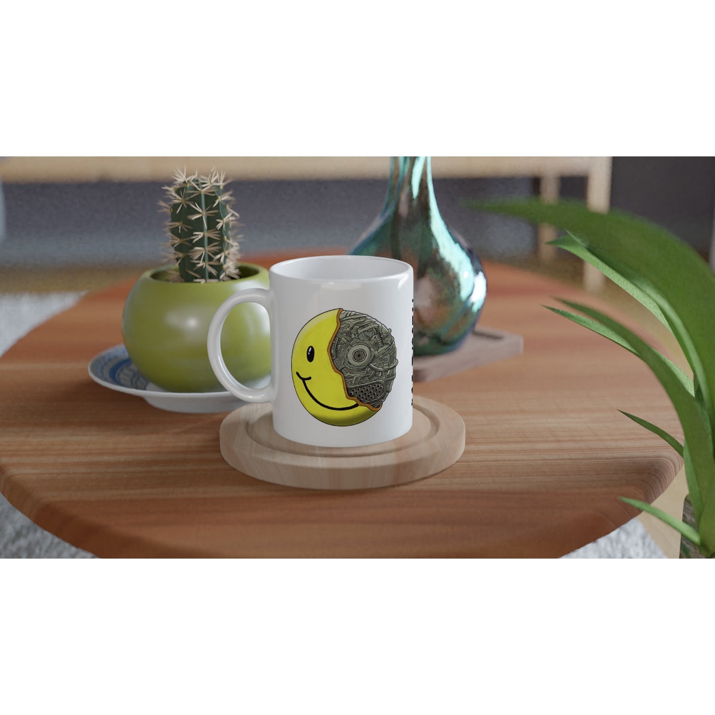 Smiley Bot 11oz Ceramic Mug