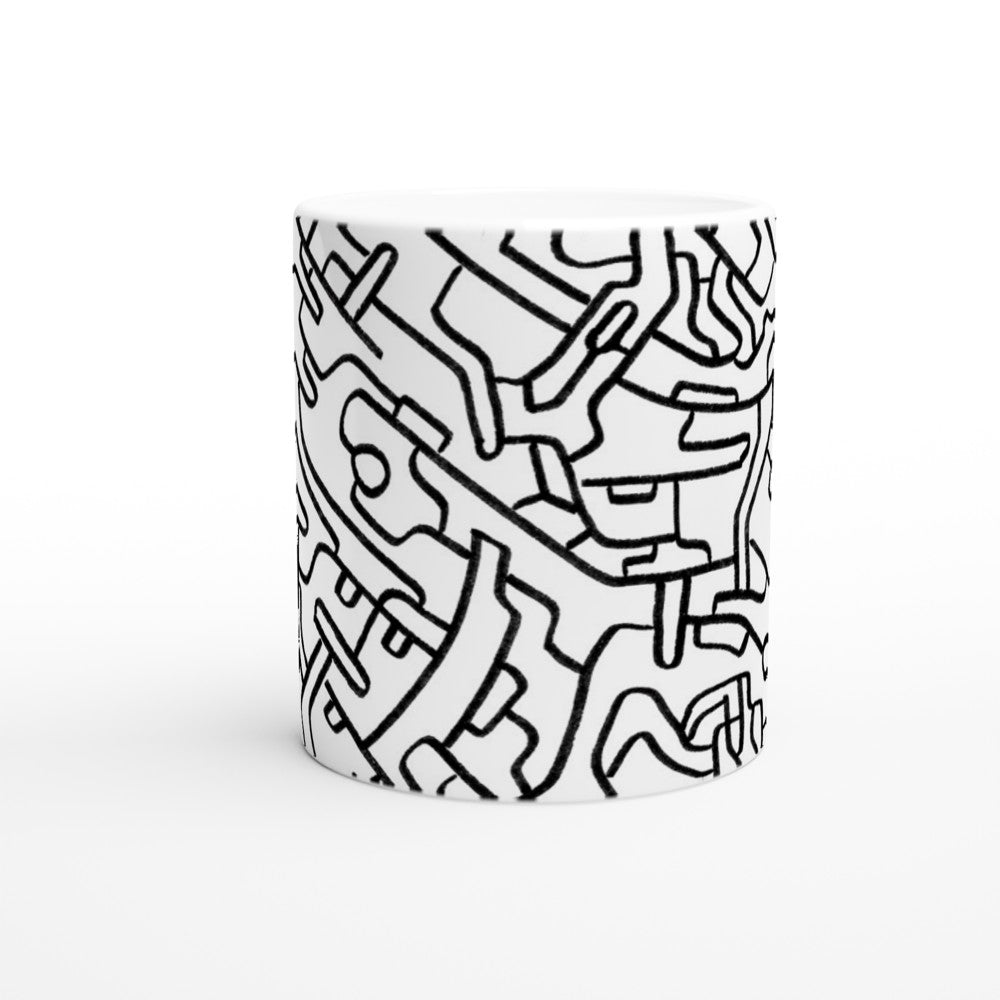 Abstract #1 Ceramic Art Mug 11oz